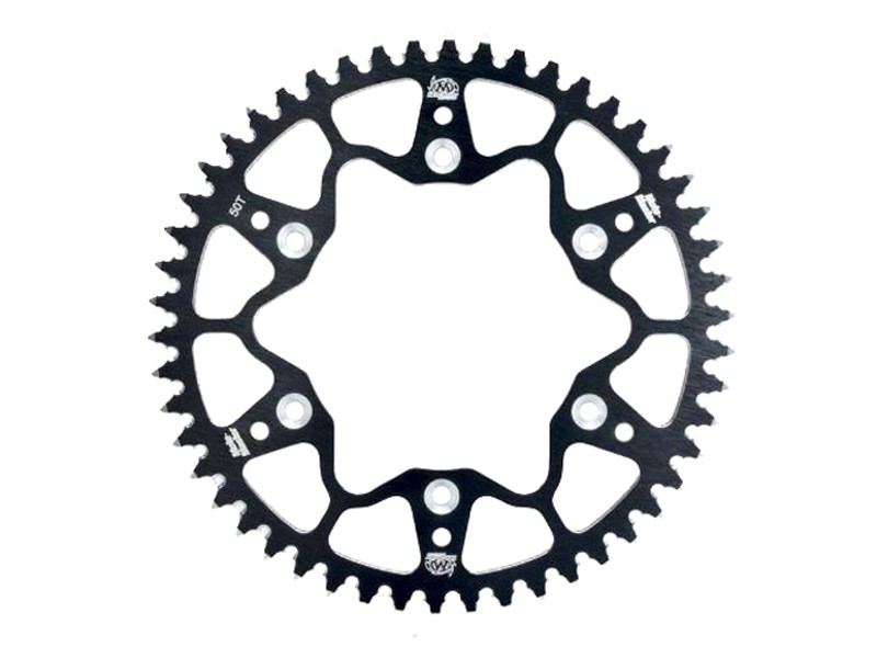 MotoMaster Rear Sprocket Mud Fits Husqvarna CR TC 65 12-24 Black 49T