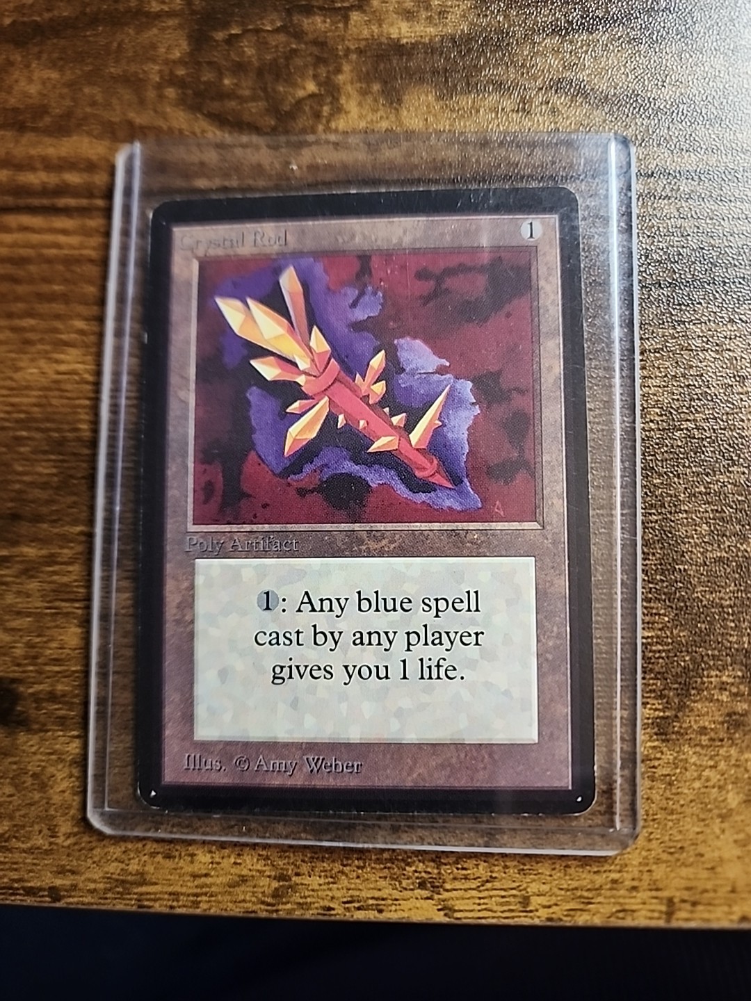 MTG MAGIC : The Gathering - BETA - CRYSTAL ROD - RARE!!!