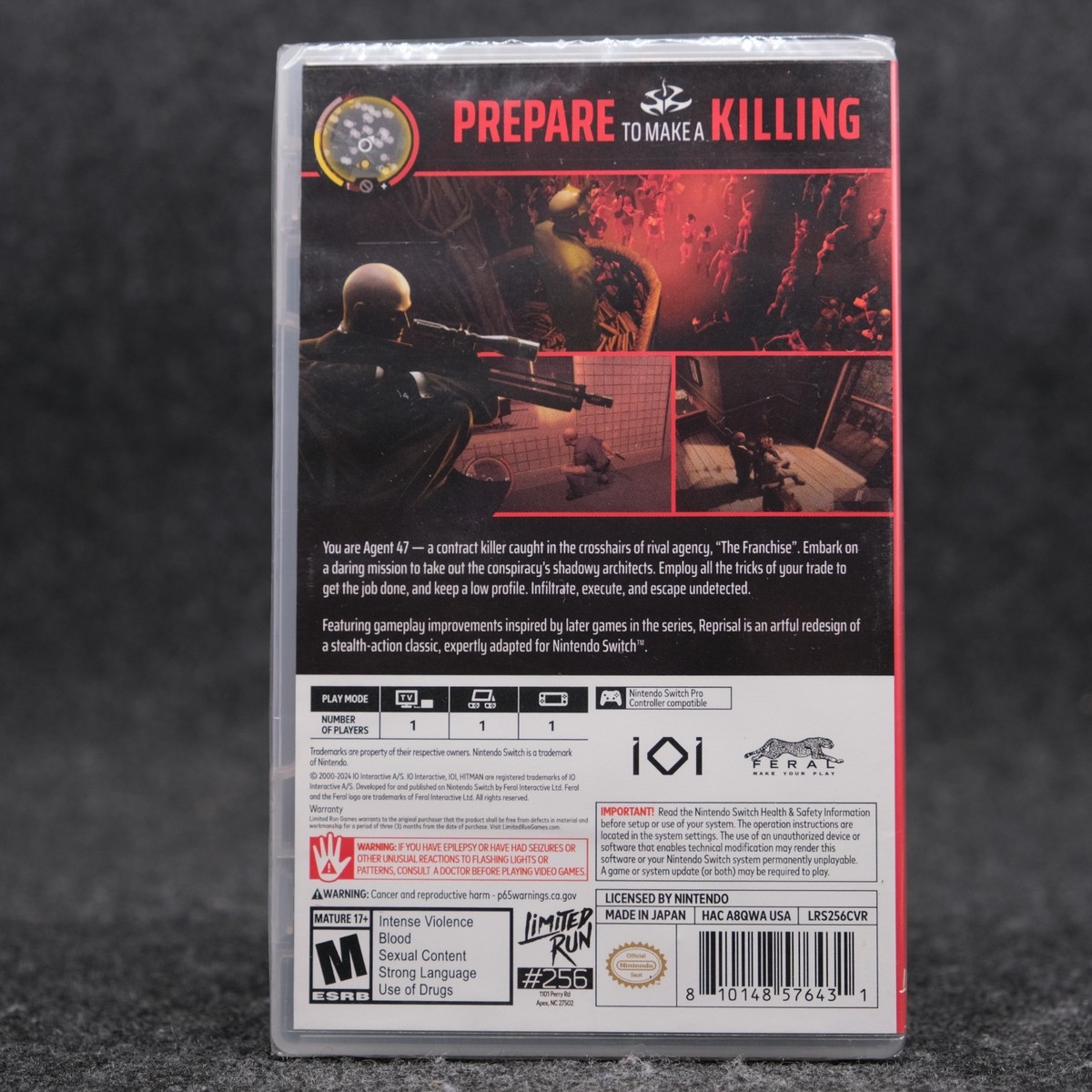 Hitman Blood Money Reprisal (Switch) New Sealed - Authentic | eBay