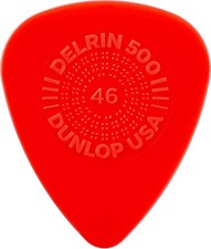Delrin 500 Guitar Picks .46Mm Prime Grip Fat Tone Slick Release Made In Usa