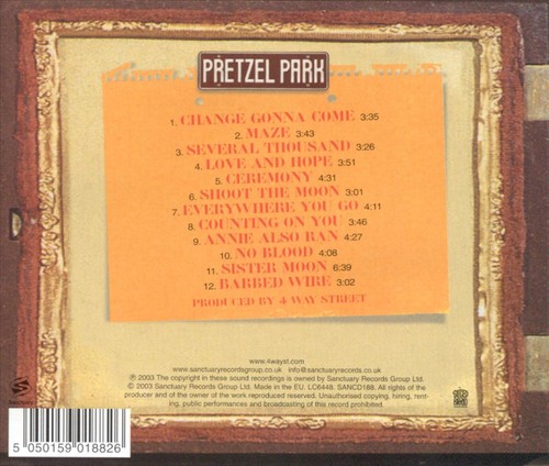 4 WAY STREET PRETZEL PARK NEW CD - 第 1/1 張圖片