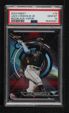 2023 Finest Red/Black Vapor Refractor 8/10 Jazz Chisholm Jr PSA 10 GEM MT 0e2x