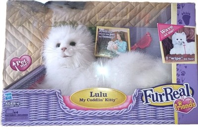 Hasbro 2019 FurReal Friends Lulu My Cuddle White Persian Kitty NIB