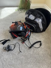 Micro Avionics Solar X Paramotor Helmet PM-100 Bluetooth Headset + Bag 2023