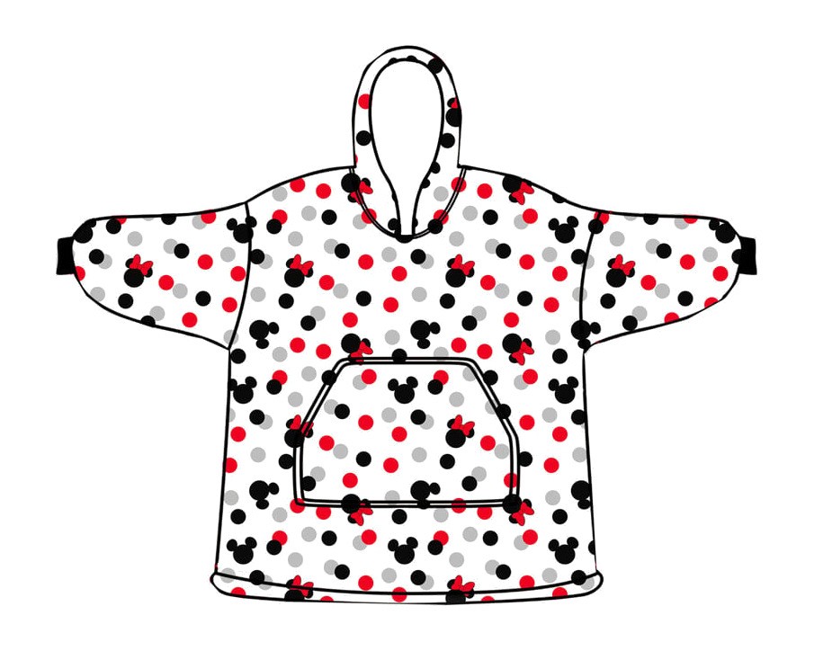 DISNEY Bata sudadera oversize de coralina para adulto DISNEY MINNIE