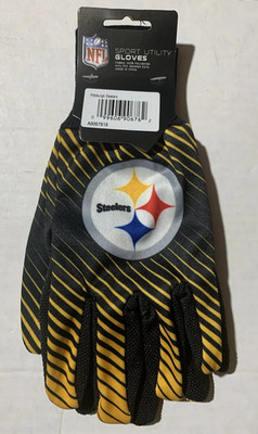 Pittsburgh Steelers Gloves Sport Utility Official Logo Win-Craft Adult OSFM