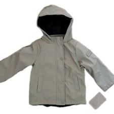 Hunter Kids Rain Coat Jacket Fleece Lined Hooded Outdoor Sage Green Size 2T NWT