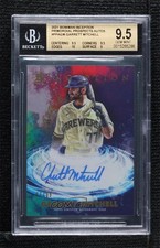 2021 Bowman Inception 67/99 Garrett Mitchell #PPA-GM BGS 9.5 GEM MINT Auto 1g0v