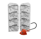 Fish Head Jig Mold 30-35-40-50g  Fishing JIg Mould