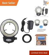 LED Ring Light 144 LED Adjustable Illumination for Stereo Microscope
