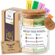 Bible Verse Jar, Mothers Day Gifts, Christian Gifts For Women, Birthday Gifts...