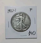 1927 S Walking Liberty Half Dollar Circulated 90% Silver