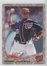 2013 Topps Desert Camo Foil 53/99 Edwin Jackson #233 0f8