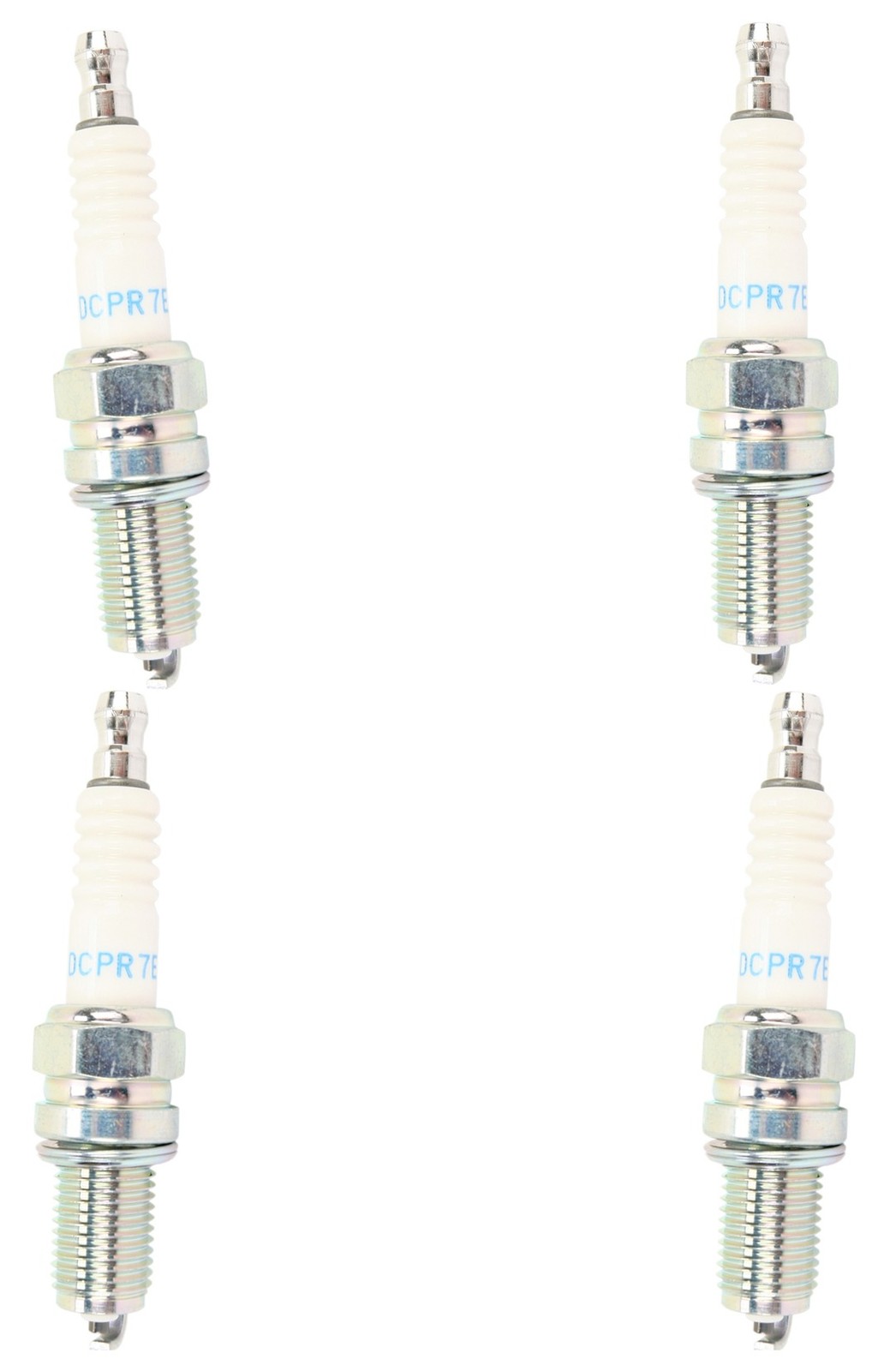 NGK 4-Pack DCPR7E Standard Spark Plugs Nickel Alloy
