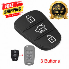 Fit For Hyundai i30 i20 Elantra 3 Button Flip Key Replacement Remote Rubber