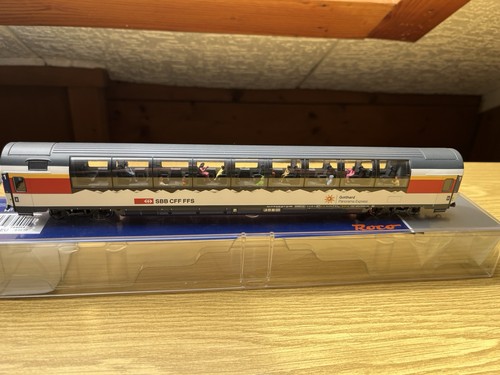 Roco 74401 SBB Panoramawagen 1. Klasse Gotthard Panorama Express H0 mit OVP | Condition: Gebraucht