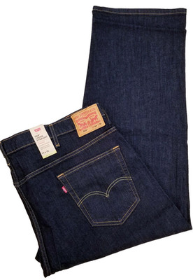 Levi's Flex 569 Loose Straight Men's Stretch Jeans 44X30 Dark Blue W44L30 #0350 