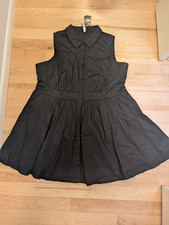 3 Torrid Belle Isle Mini Peplum BU Dress Collar Tank Pockets Sleeveless 22 24