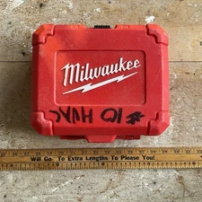 6 Milwaukee Hole Saws w/ Carbide Teeth & Plastic Hard Case