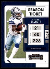 Ezekiel Elliott 2021 Panini Contenders #26 Texans NFL READ FREE SHIPPING