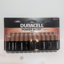 Duracell AA Power Boost Batteries 24 Count New Sealed