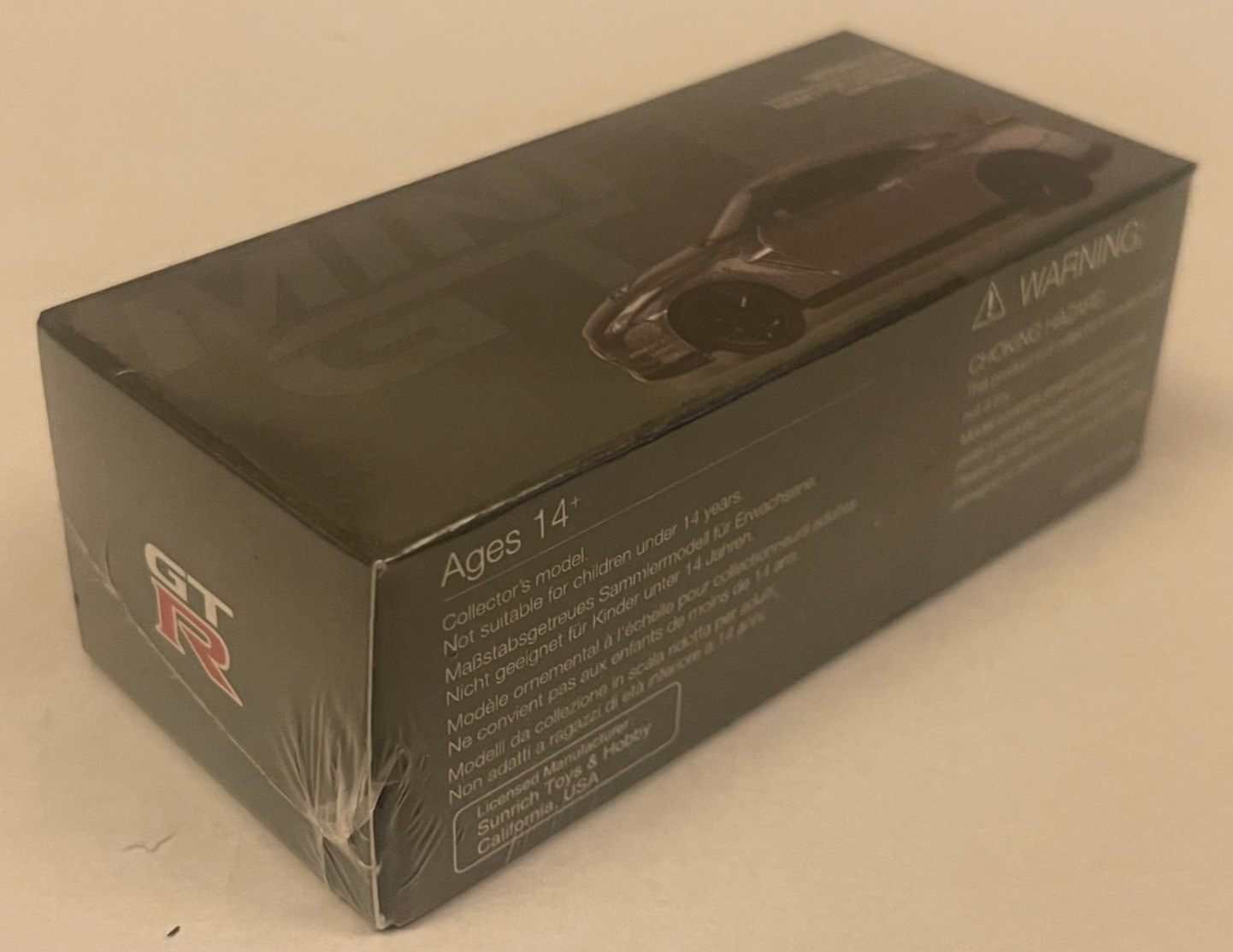 Nissan GT-R Nismo R35  1:64 Dark Metal Grey RHD by Truescale Miniatures Mini GT