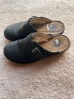 Women's Uggs Black Leather Mules Size 10 — photo 2