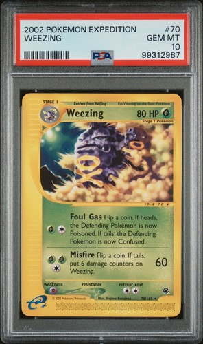 Weezing graded PSA 10 for sale on eBay