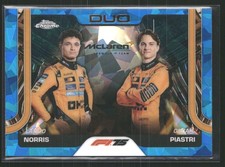 2025 Topps Chrome Sapphire F1 #166 Norris/Piastri Duo