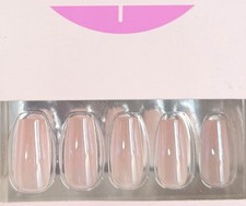 Red Aspen Press On Acrylic Long Coffin Glazed Pink Inspiring Ida 