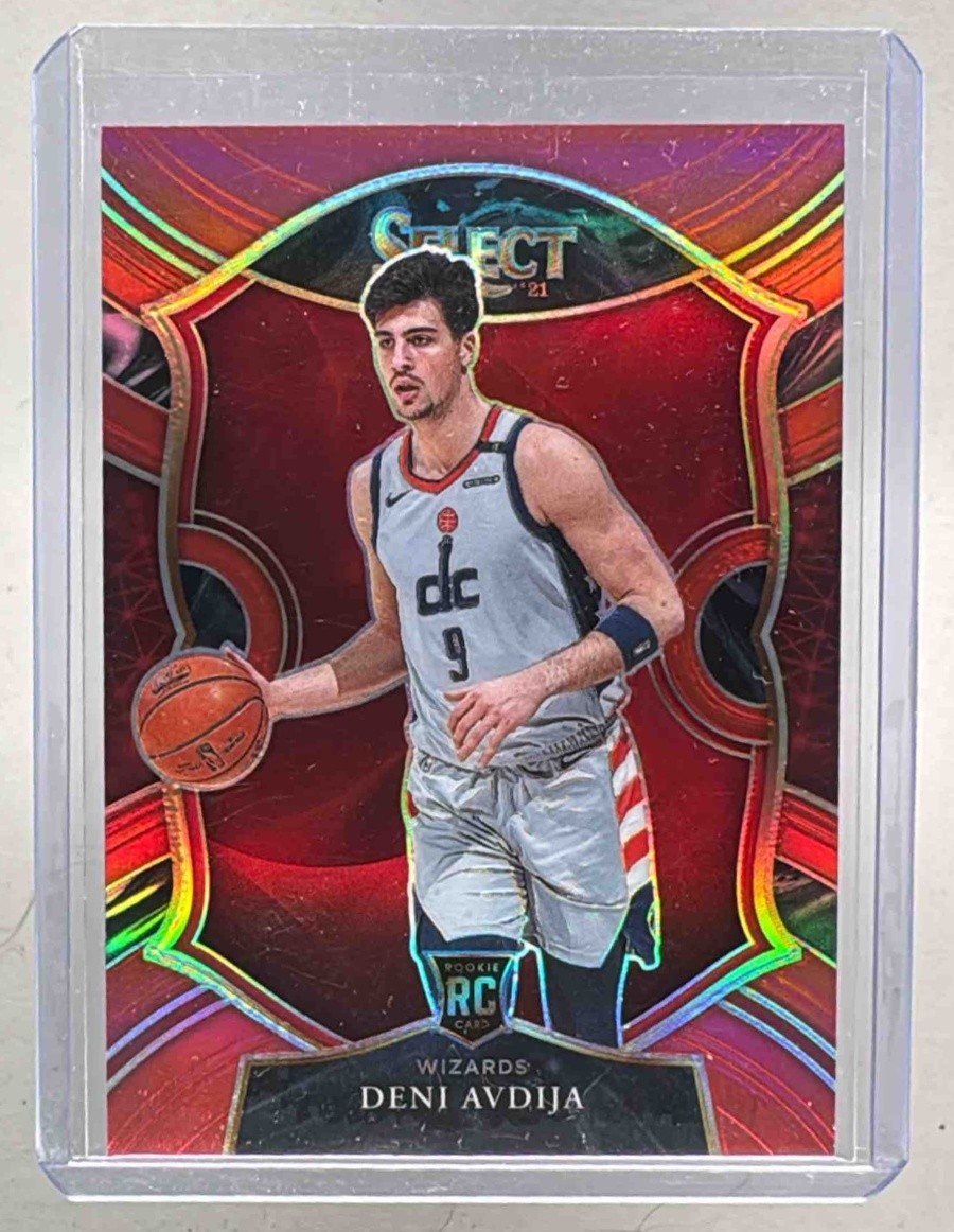 Deni Avdija 2020 Panini Select #69 Red Prizm Rookie RC Concourse /199