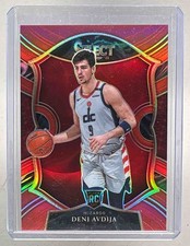 Deni Avdija 2020 Panini Select #69 Red Prizm Rookie RC Concourse /199