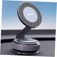 Magsafe Car Phone Holder - 360 Folding Cell - Carbon Fiber - Magnetic