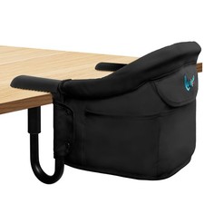 Hook on High Chair,Portable Foldable Chair for Babies 6-36 Months, Black