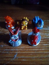Kelloggs Blue Sky ROBOTS Cereal Toy Lot 2005 Madame Gasket Rodney Etc