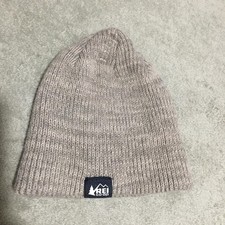 REI Coop Tan Beanie Hat Cap Spring Fall Winter One Acrylic Wool One Size