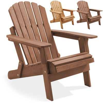 #ad Oversized Folding Adirondack Chair Wood Outdoor Patio Chair $329.99