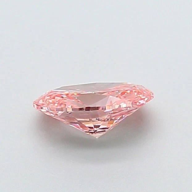 1 Ct Fancy Vivid Pink VS2 Lab Grown Oval Diamond IGI Certified 8.04-5.71*3.39mm - Image 2 of 4