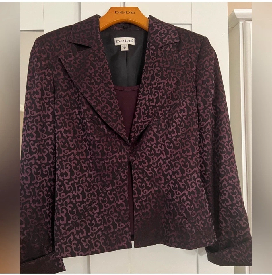 Original $600 Nuevo Único Bebe 4 Piezas Blazer Cuello Piel (Talla 4) Falda a Juego Con Camisola  Foto 3 de 4