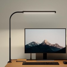 Eye-Caring LED Desk Lamp Work Office with Side Clamp