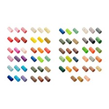 30 Farben Kn&uuml;pfgarn, bunte Garnb&uuml;ndel, mehrere Farben, 6 cm vorgeschnitten