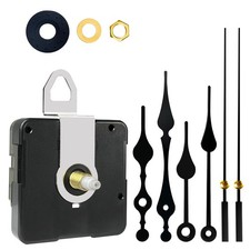 Quartz Clock Movement Replacement DIY Wall Clock Mechanism 16mm Shaft Silent
