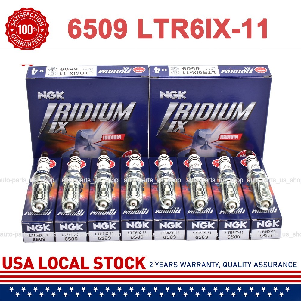 8PCS Genuine OEM Iridium IX Spark Plugs OEM #6509 LTR6IX-11 For 11-15 Ford 5.0L