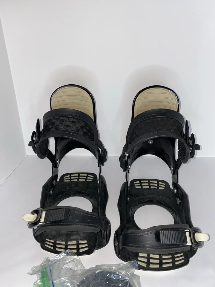 Fijaciones de snowboard Drake Mikey Leblanc modelo profesional negras - raras - buen estado Foto 4 de 4