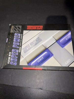 Playing With Super Power Nintendo Super NES Classics Hardcover Book & Slip Cover