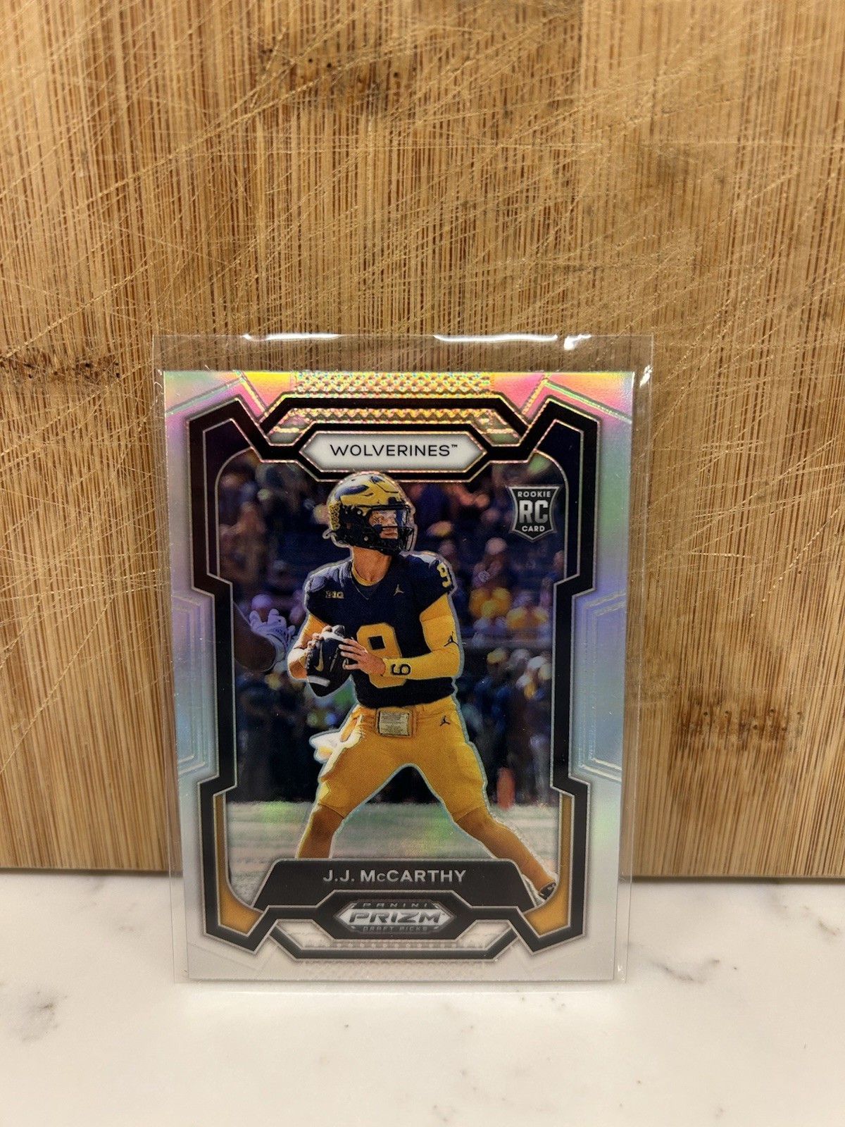 2024 Panini Prizm Draft Picks - J.J. McCarthy #132 Silver Prizm (RC)