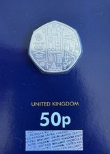 50p Coin Team GB Tokyo Olympics 2021 Certified Brilliant Uncirculated In Card