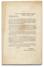 S. Cooper, Adjutant and Inspector General [General Samuel Cooper, C.S.A.]…