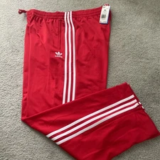 ADIDAS Original Firebird  Track Pants Men’s XL IJ7057 Red White Zip Pockets NWT