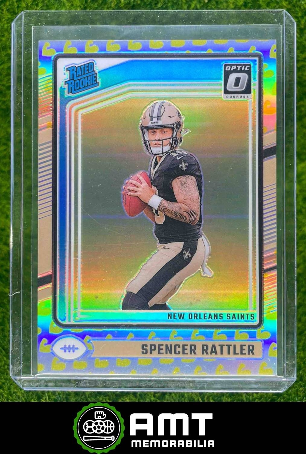 Spencer Rattler RC 2024 Panini Donruss Optic Flex 73/149 New Orleans Saints #289